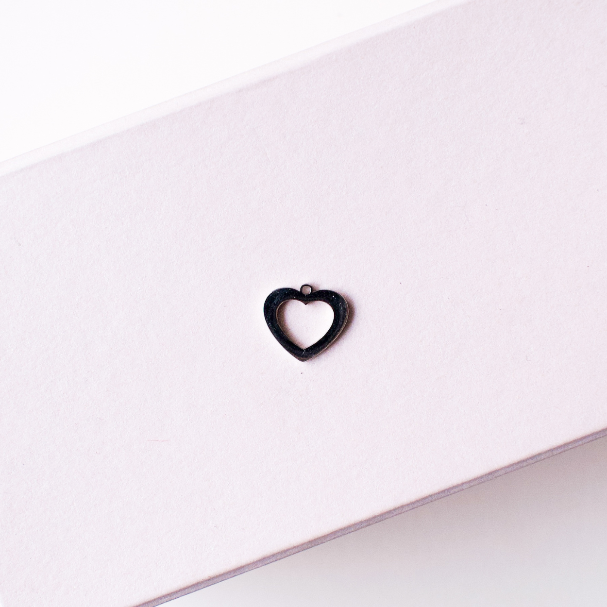 Heart charms - Silver