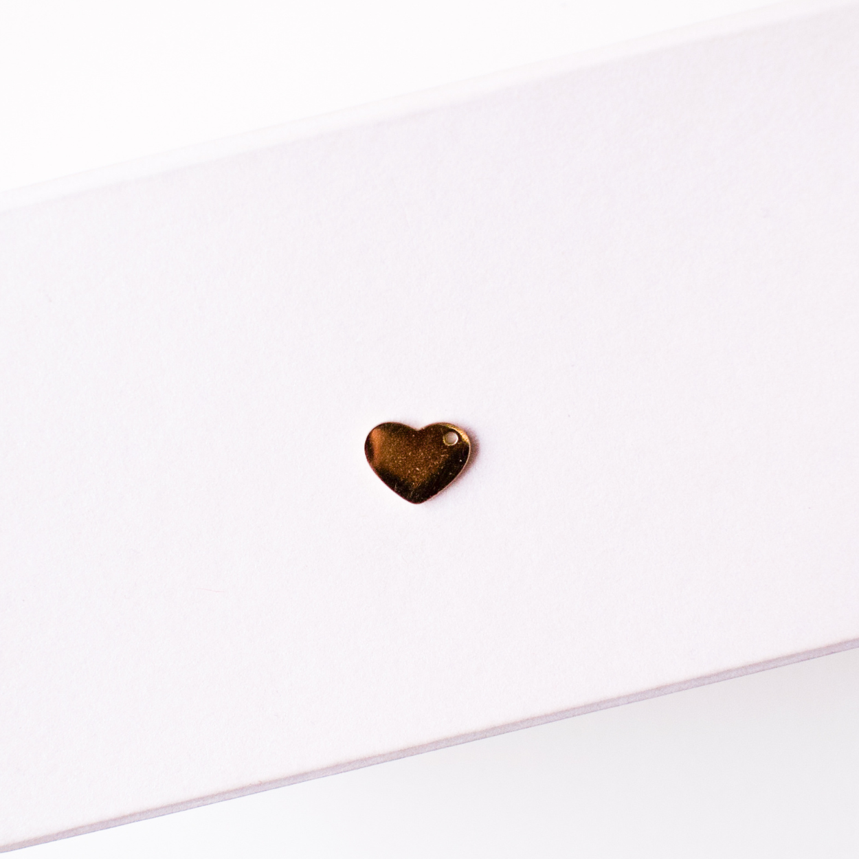 Heart charms - Rose Gold