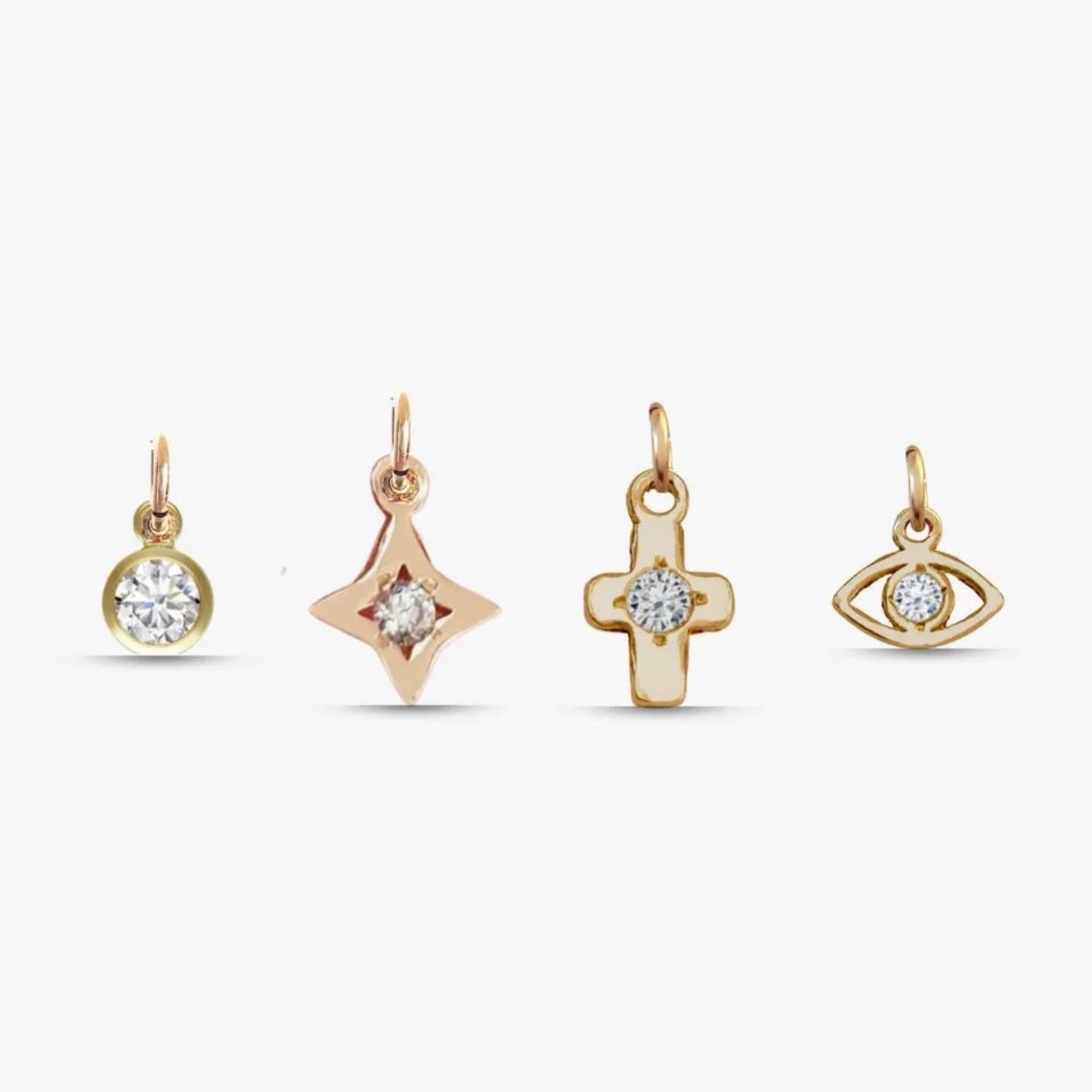 Gold Filled charms - Diamanté