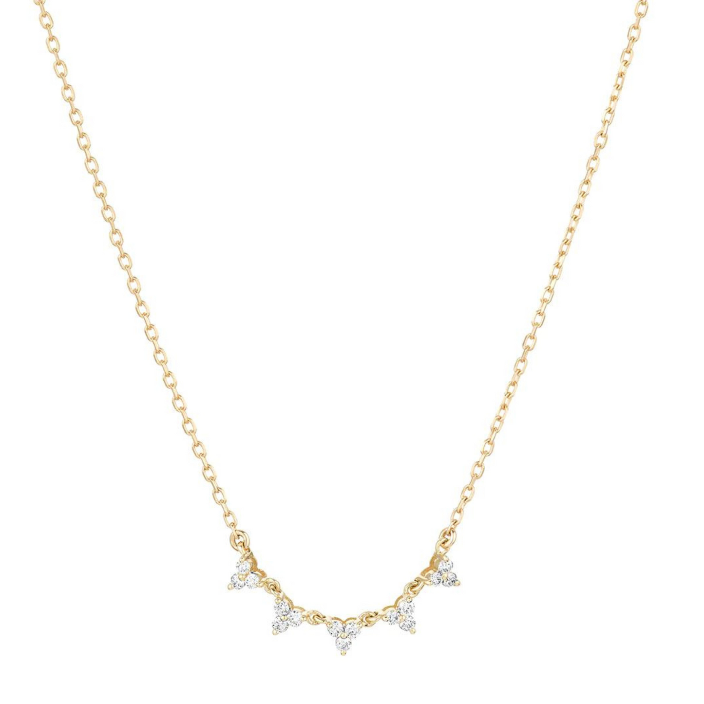 Diamanté triangles.