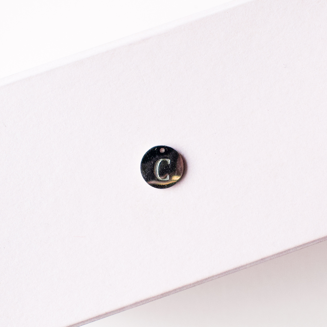 Initial charm - Silver