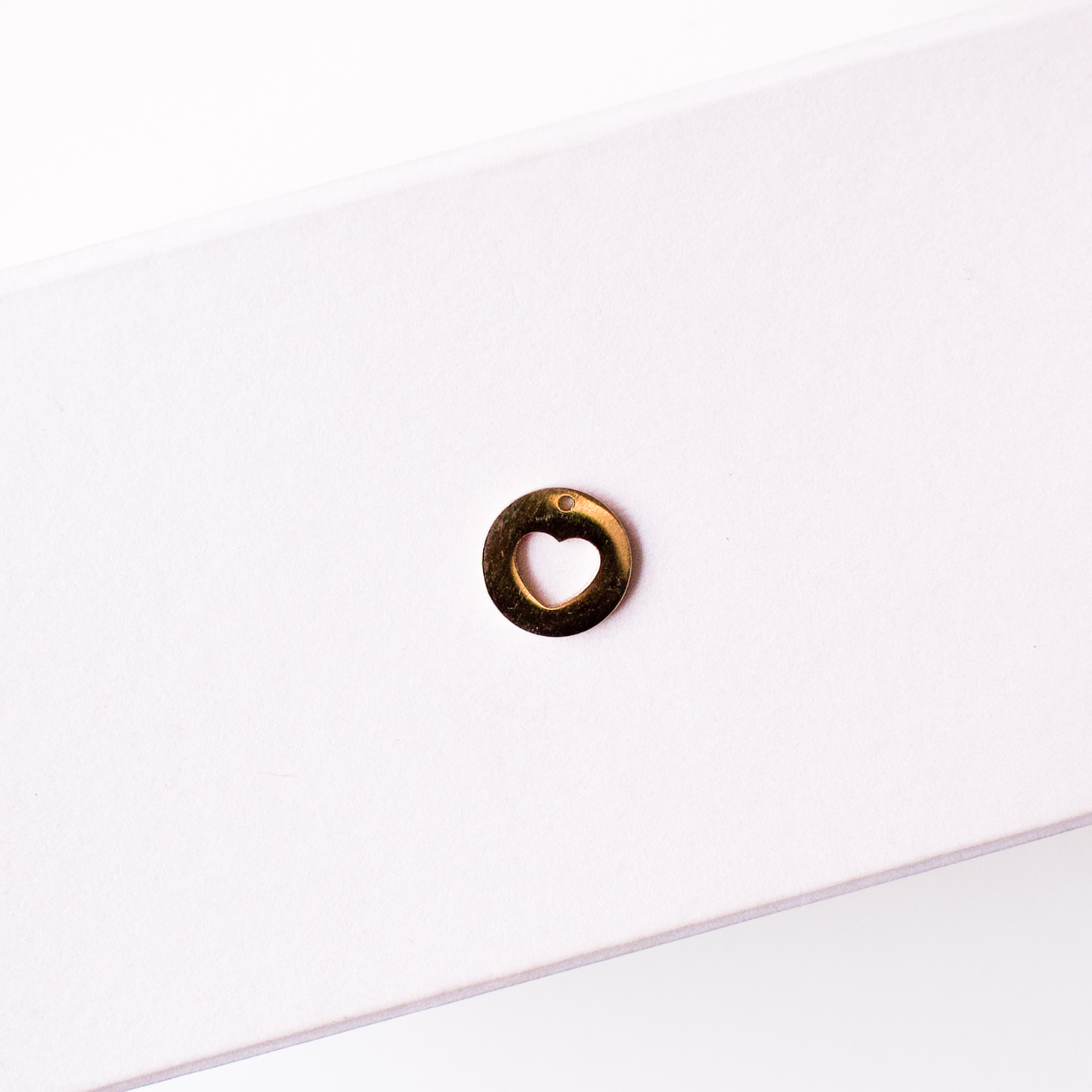 Heart charms - Rose Gold