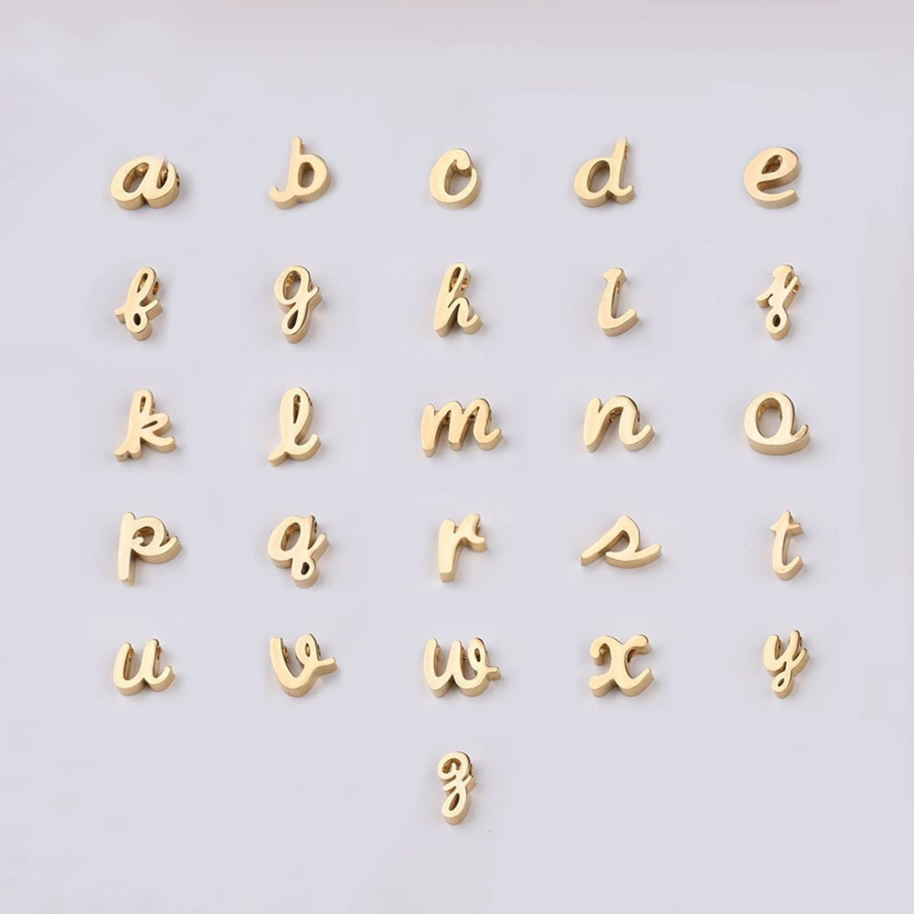 Cursive initial necklace