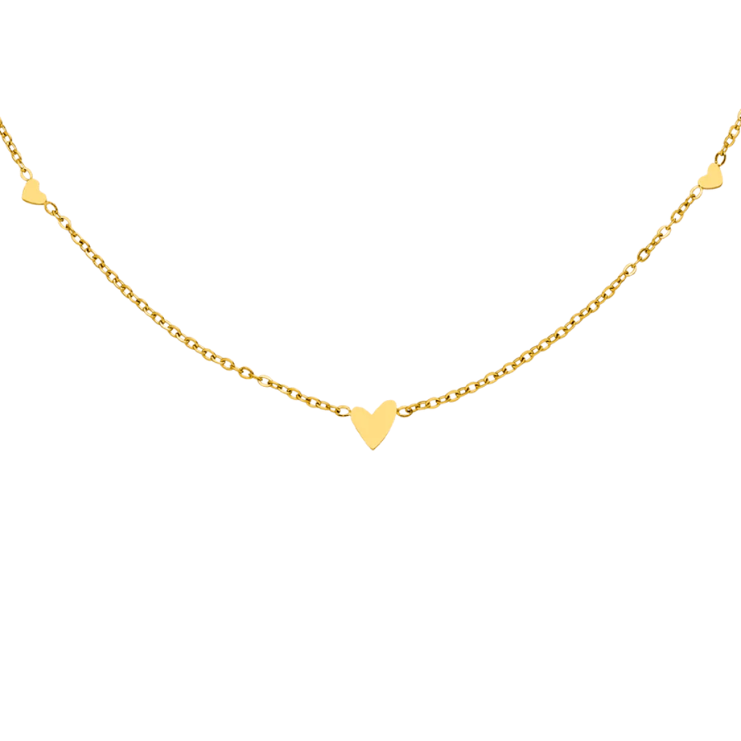 Triple heart necklace