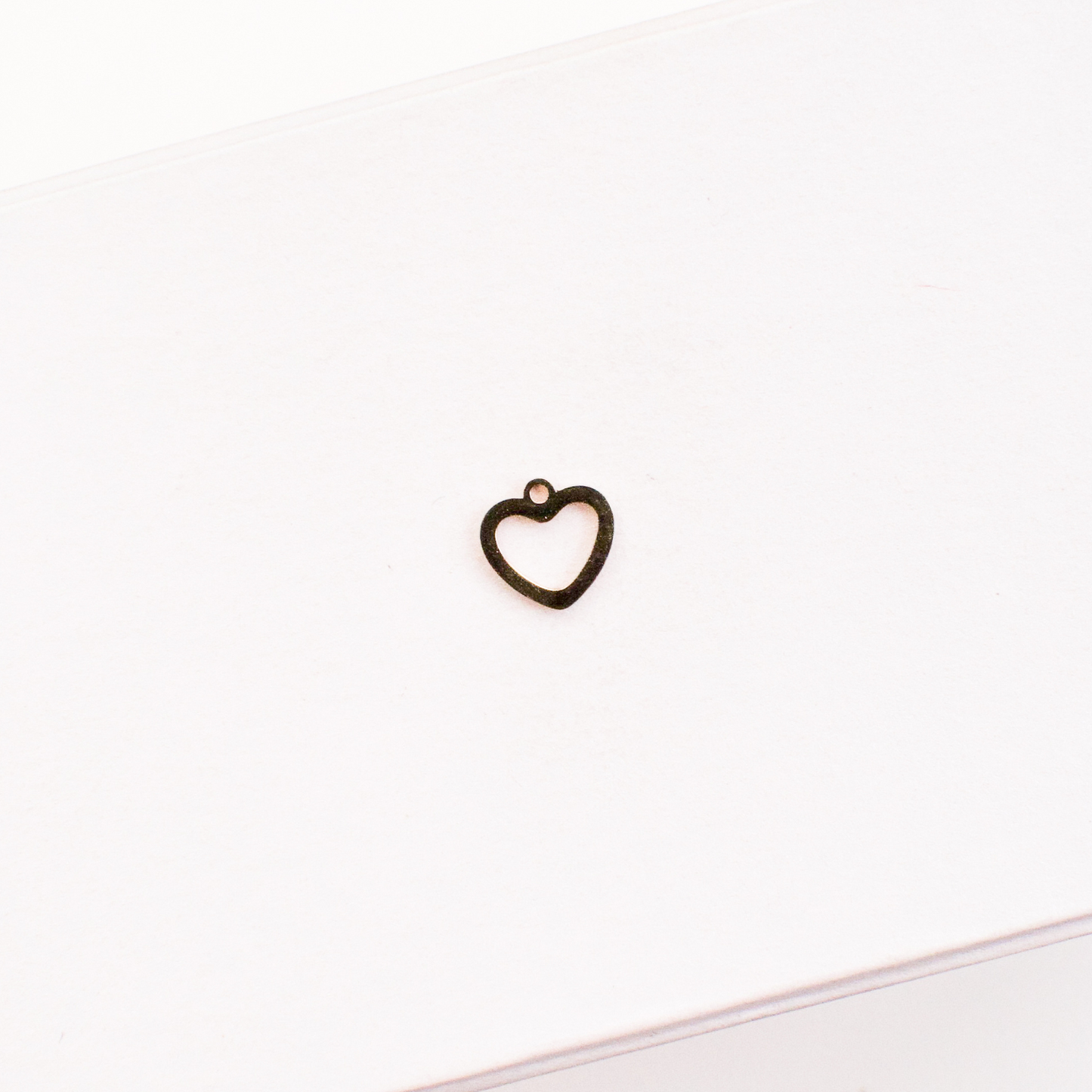 Heart charms - Rose Gold