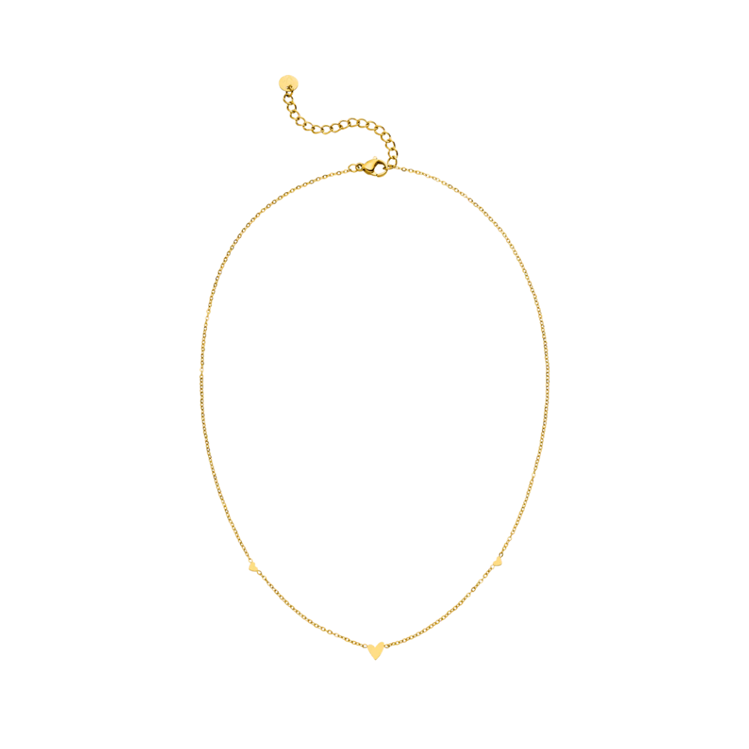 Triple heart necklace