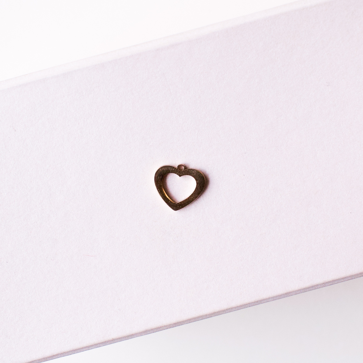 Heart charms - Rose Gold