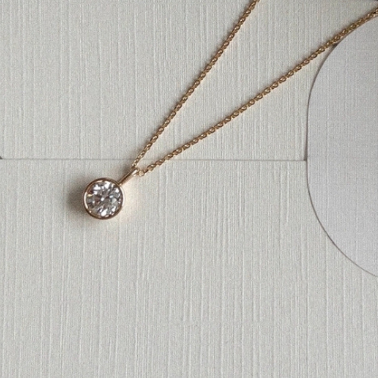 Diamante Dangle Necklace