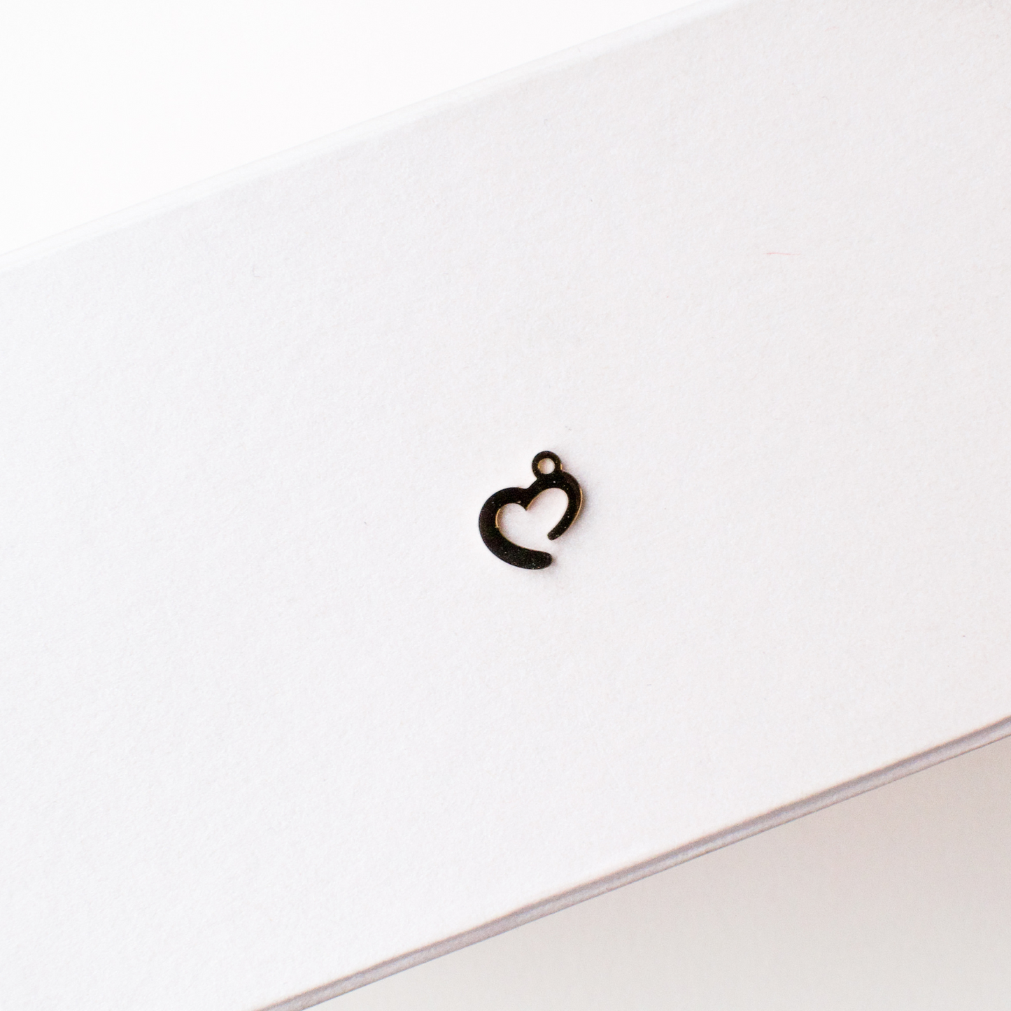 Heart charms - Rose Gold