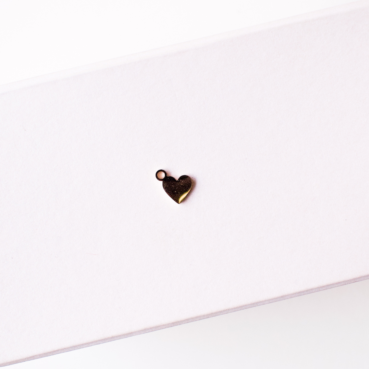 Heart charms - Rose Gold