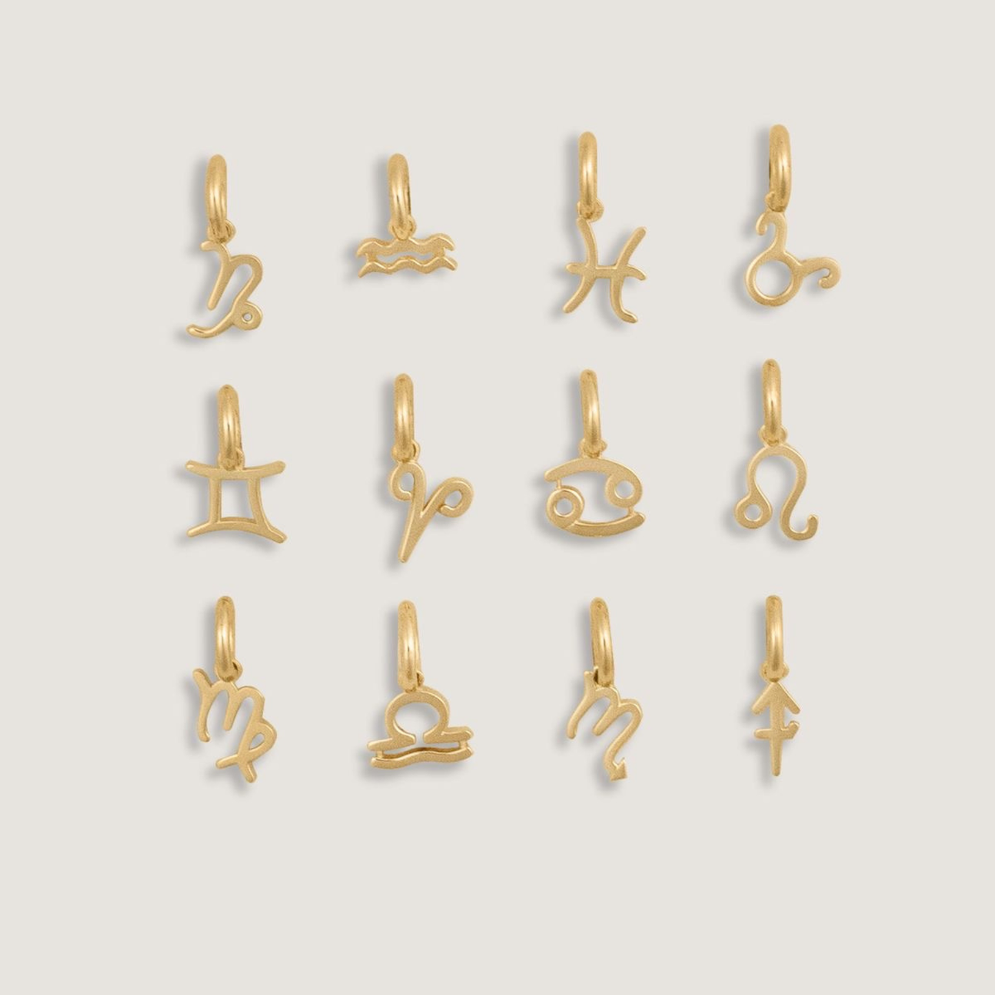 Star Sign charms - Gold