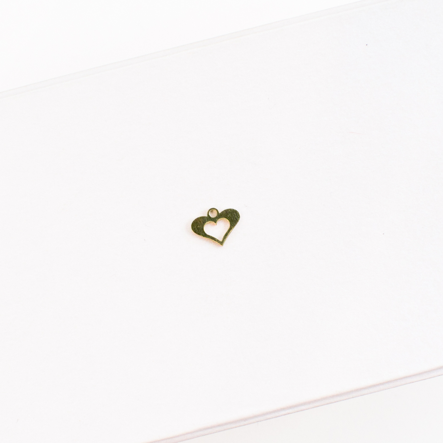 Heart charms - Gold