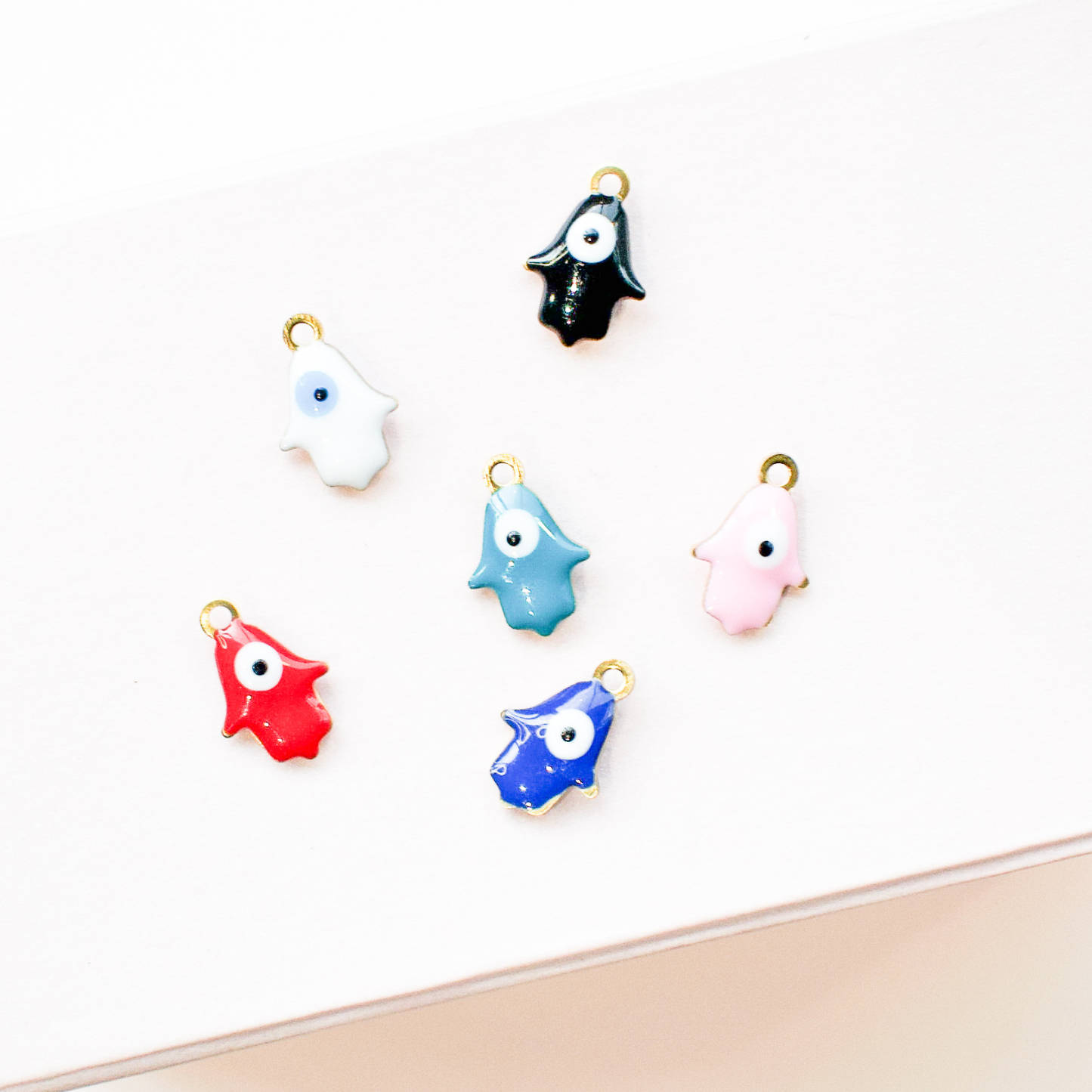 Enamel charm - Gold