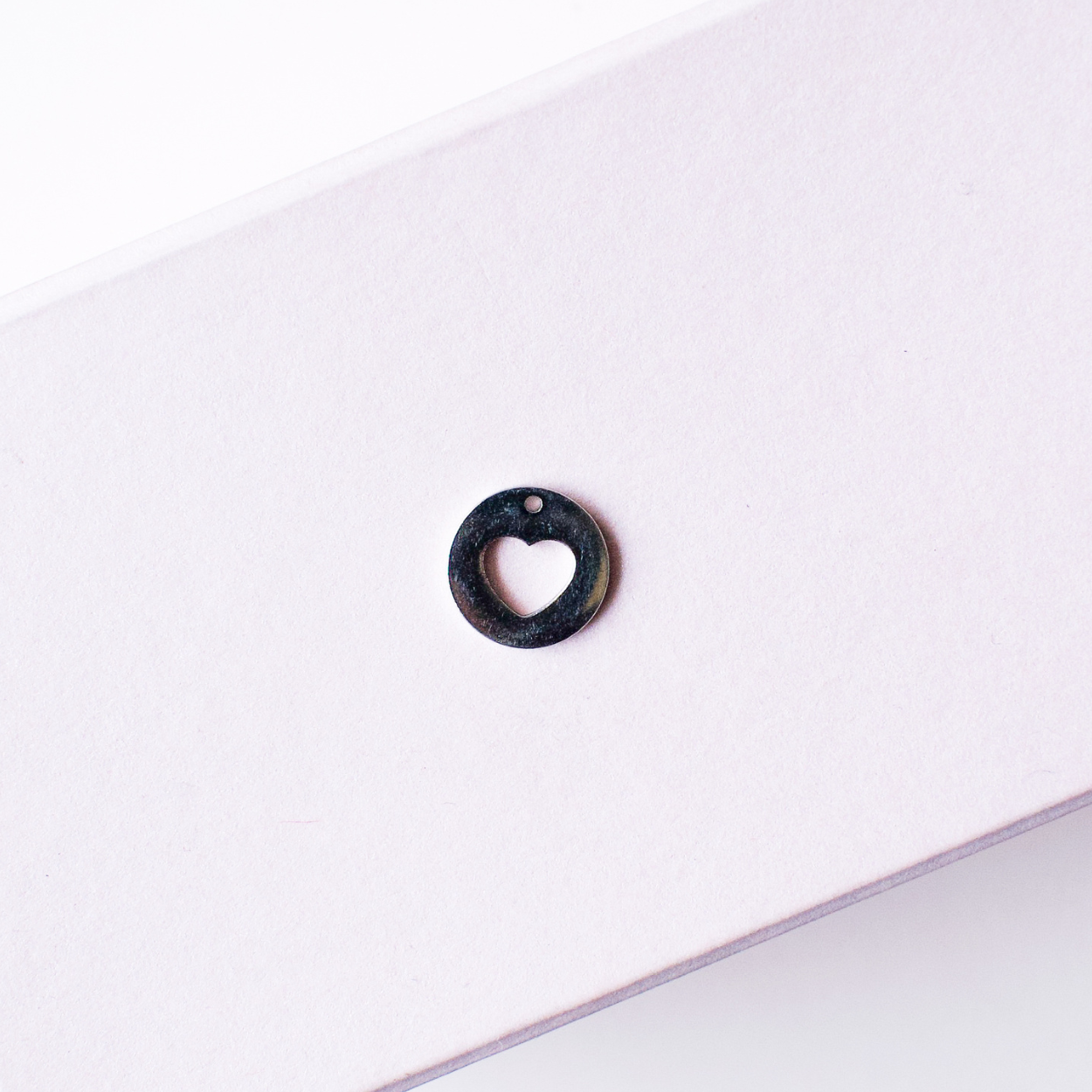 Heart charms - Silver
