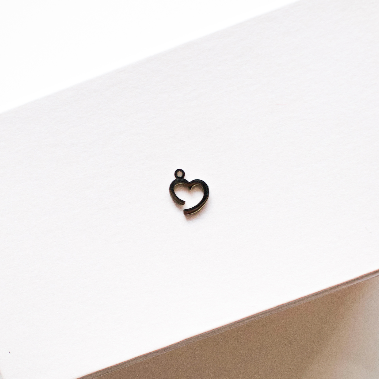 Heart charms - Silver