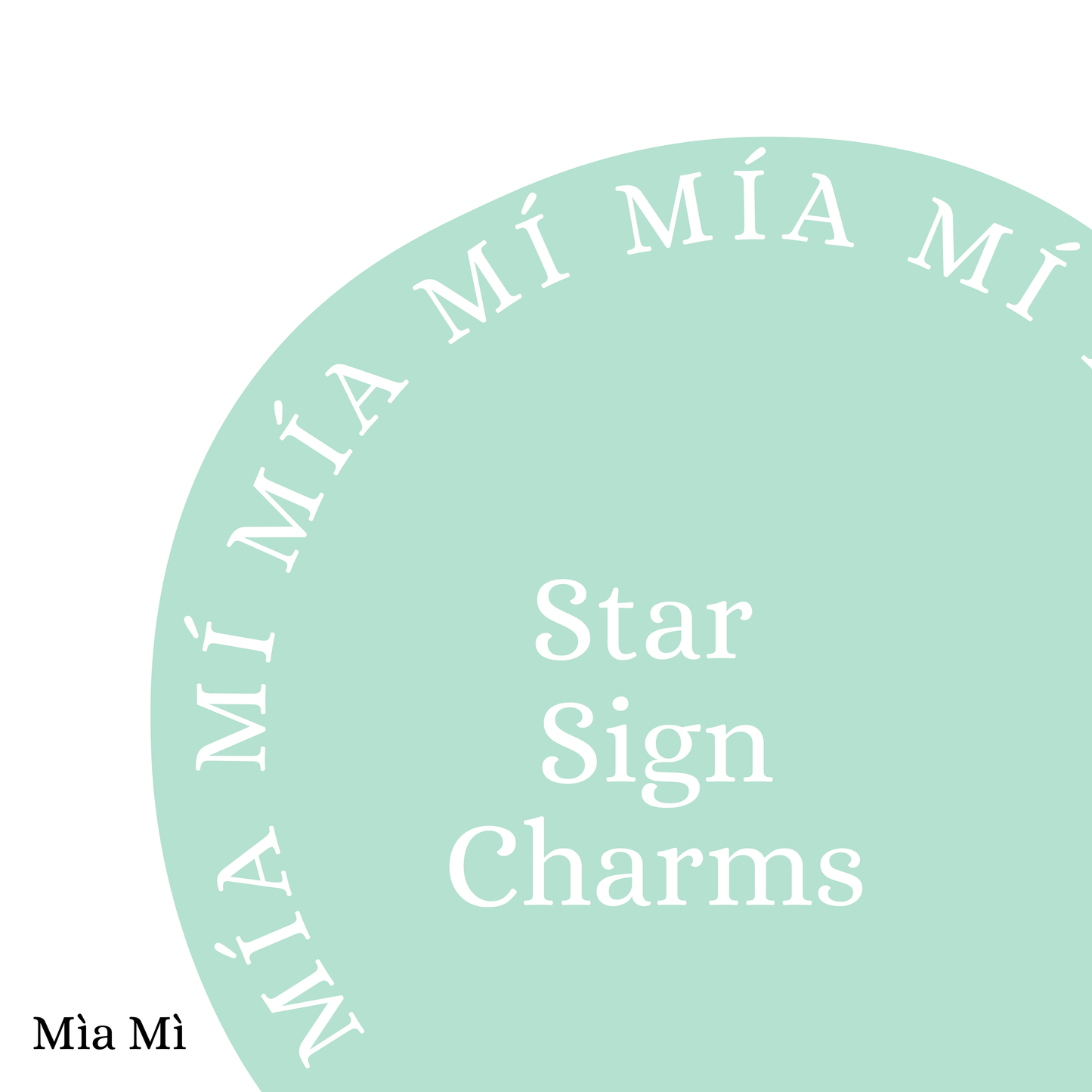 Star Sign charms - Gold