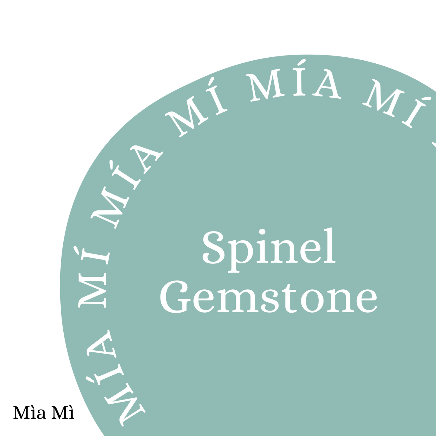 Spinels Gemstone charms - Rose Gold