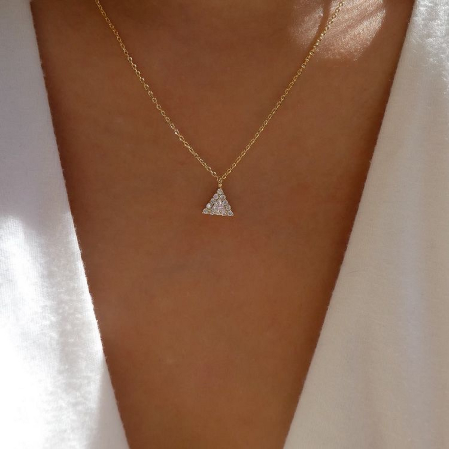 Triangle necklace