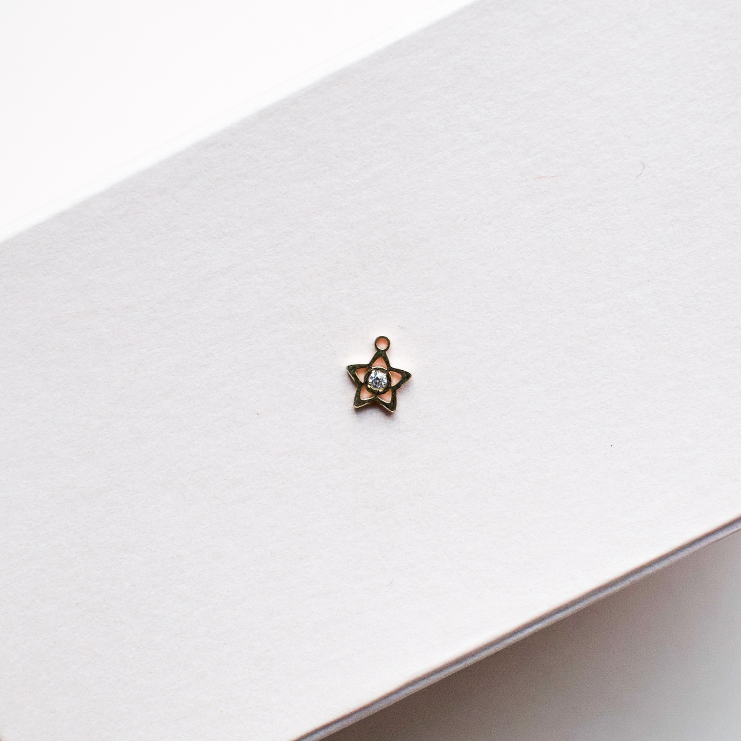 Gold Filled charms - Diamanté