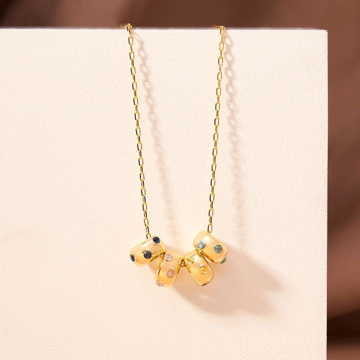 Birthstone Rings Necklace
