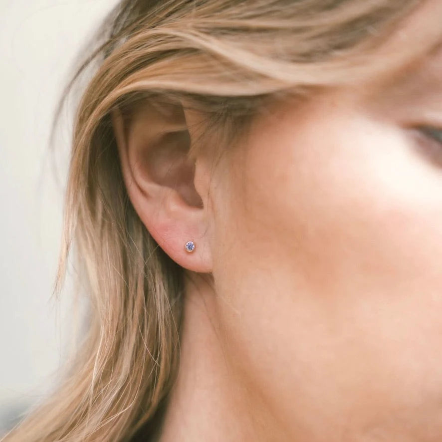 Birthstone Stud