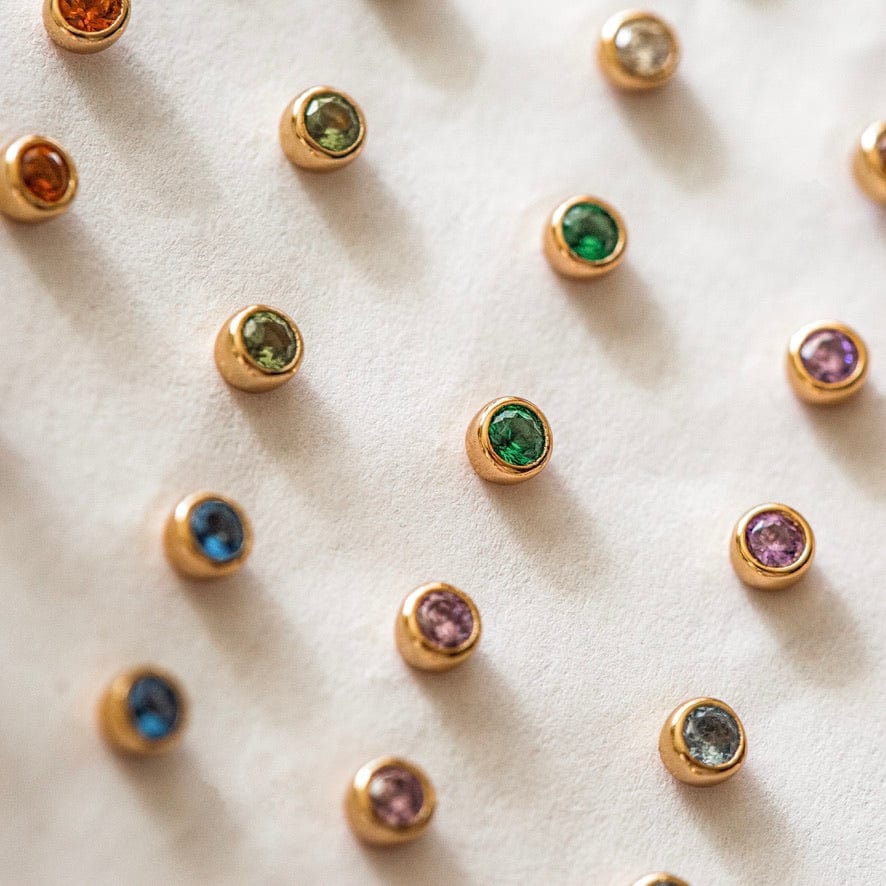 Birthstone Stud