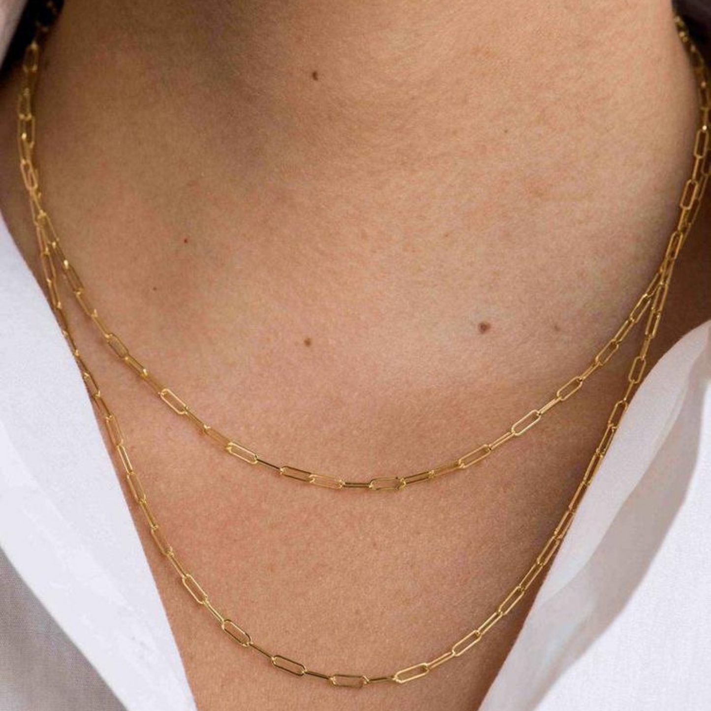 Paper clip necklace