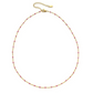 Acrylic coloured knots necklace