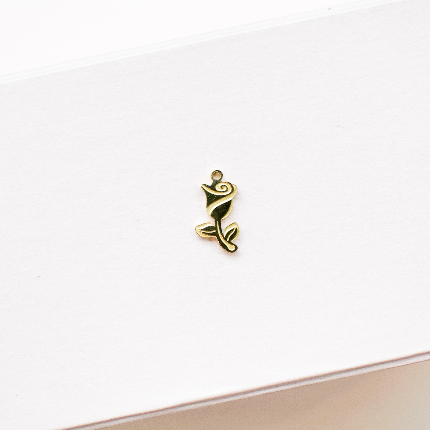Flower charms - Gold