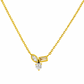 Diamanté cluster necklace
