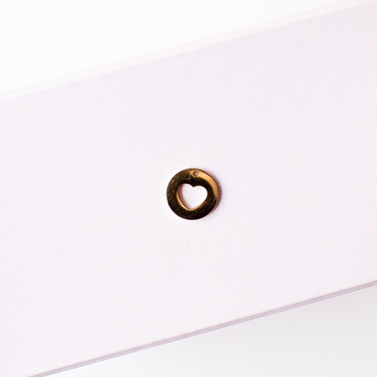 Heart charms - Rose Gold