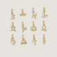 Star Sign charms - Gold