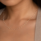 Acrylic coloured knots necklace