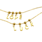 Initial charm - Gold Theader