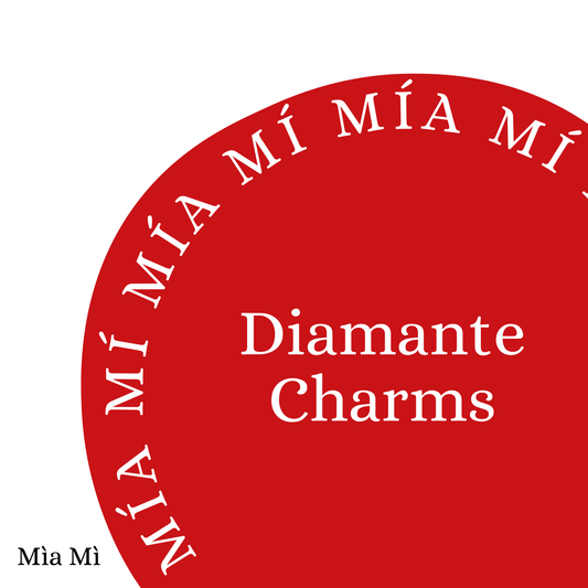 Diamanté charms - Gold