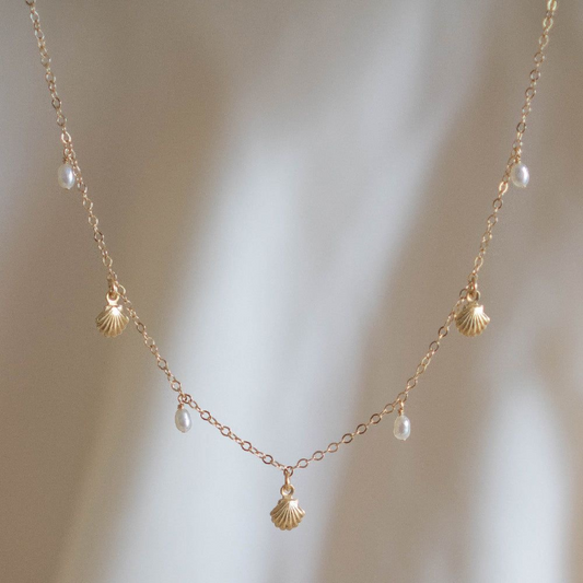 Pearl and Shell Necklace