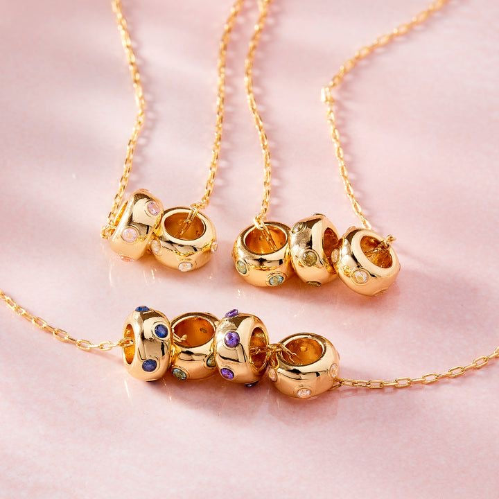 Birthstone Rings Necklace