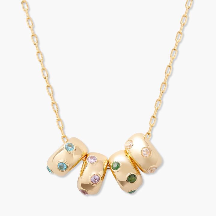 Birthstone Rings Necklace