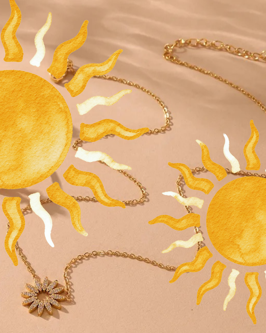 Sun necklace