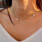 Moon and stars necklace