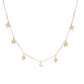 Moon and stars necklace