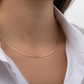 Snake chain necklace